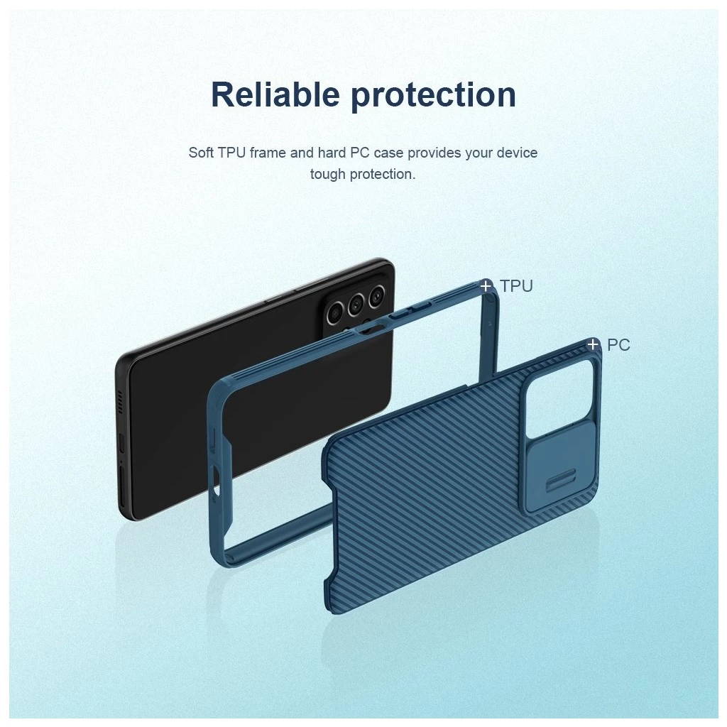 Nillkin CamShield PRO kemény tok Samsung Galaxy A53 5G készülékhez fekete