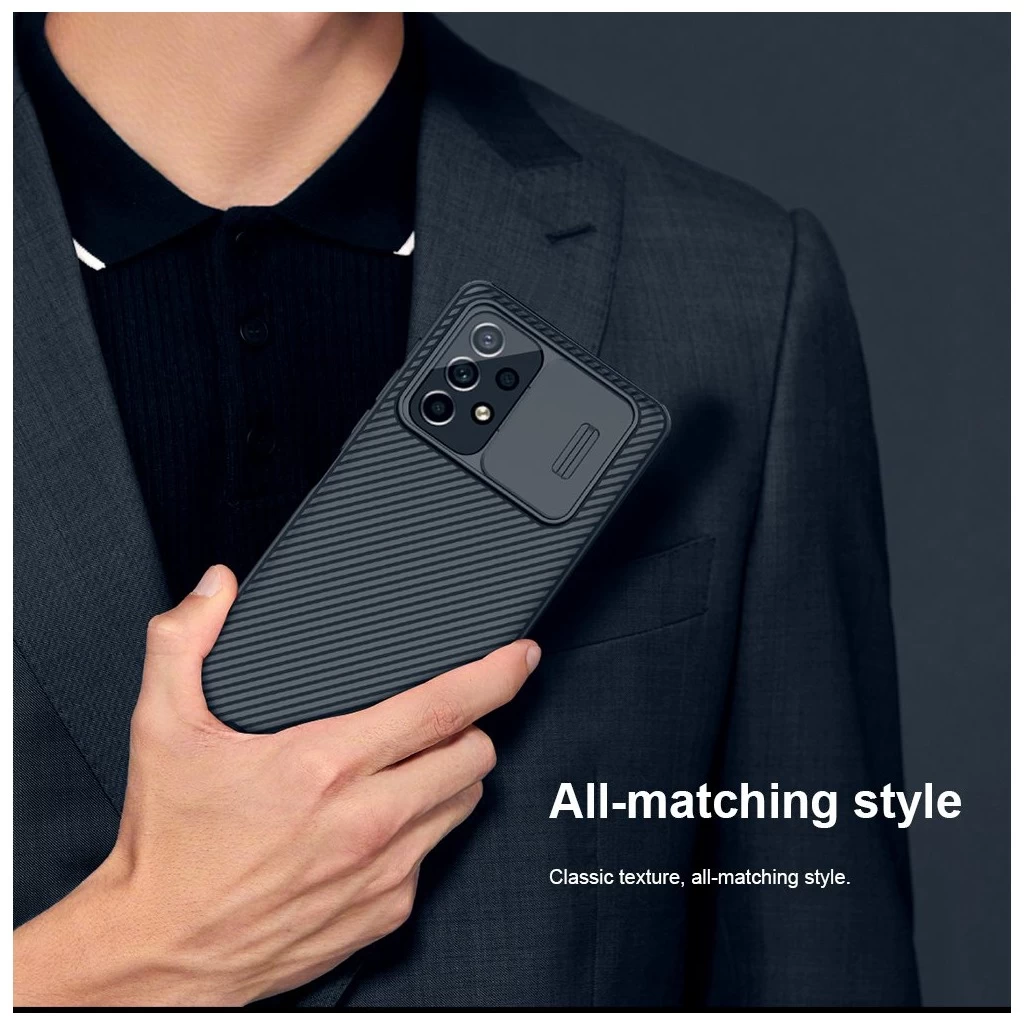 Nillkin CamShield PRO kemény tok Samsung Galaxy A53 5G készülékhez fekete