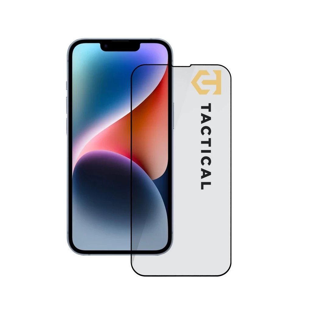 Tactical Glass Shield 5D Apple iPhone 13/13 Pro/14/16e készülékhez fekete