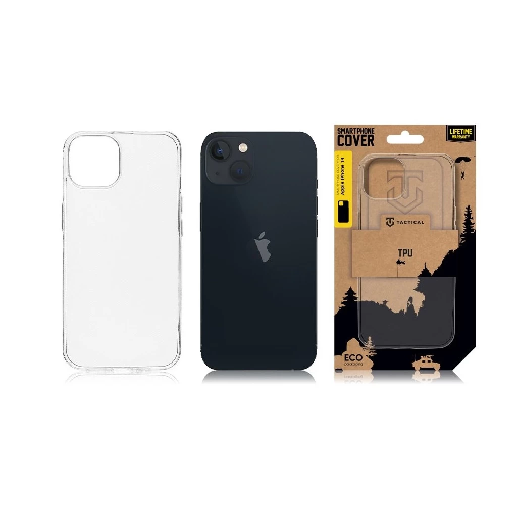 Tactical TPU tok Apple iPhone 14 készülékhez átlátszó