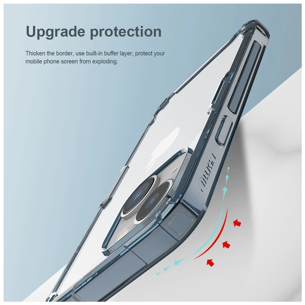 Nillkin Nature TPU PRO tok Apple iPhone 13/14 készülékhez átlátszó