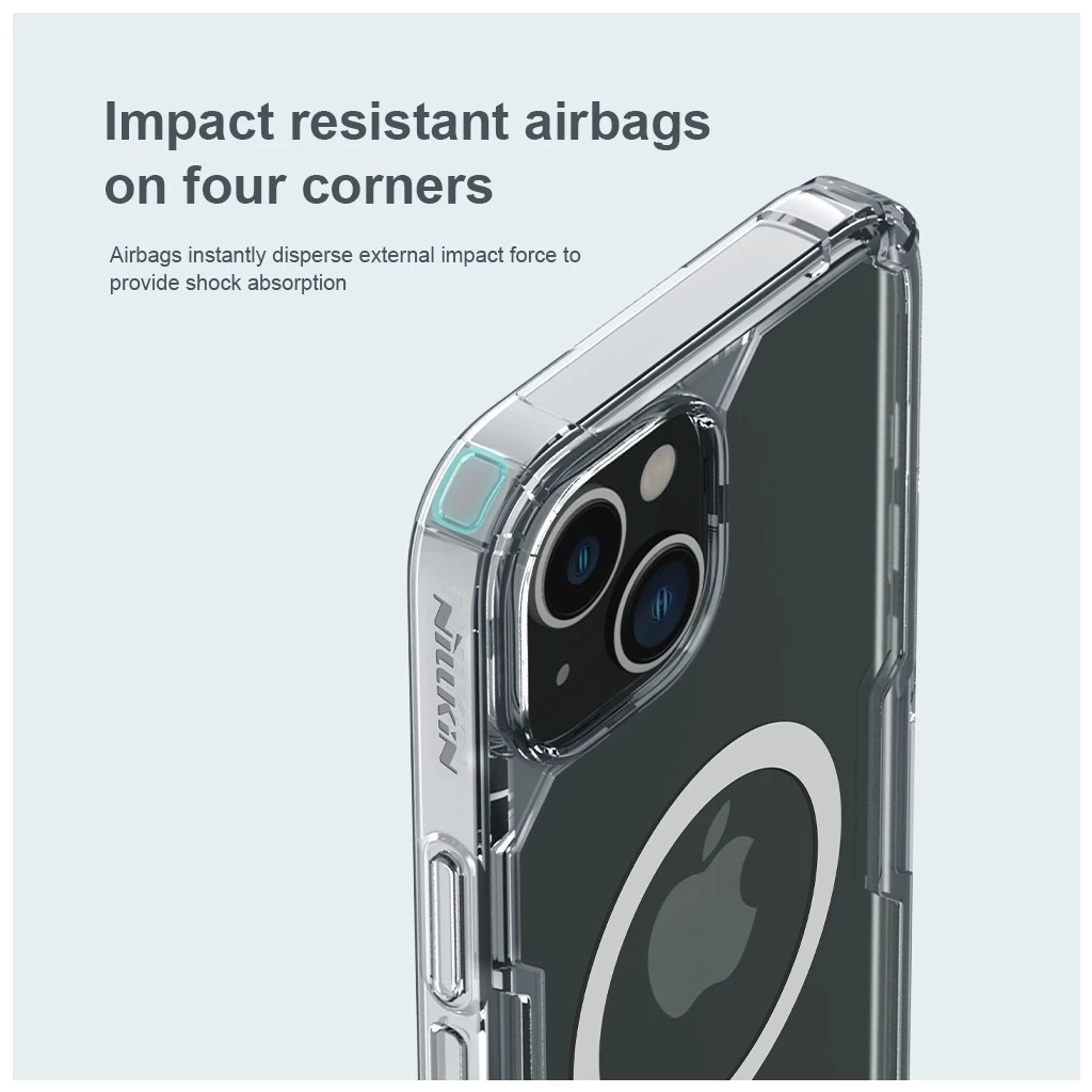 Nillkin Nature TPU PRO Magnetic tok Apple iPhone 13/14 készülékhez átlátszó