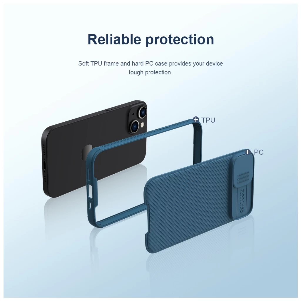 Nillkin CamShield PRO mágneses keménytok Apple iPhone 13/14 készülékhez fekete