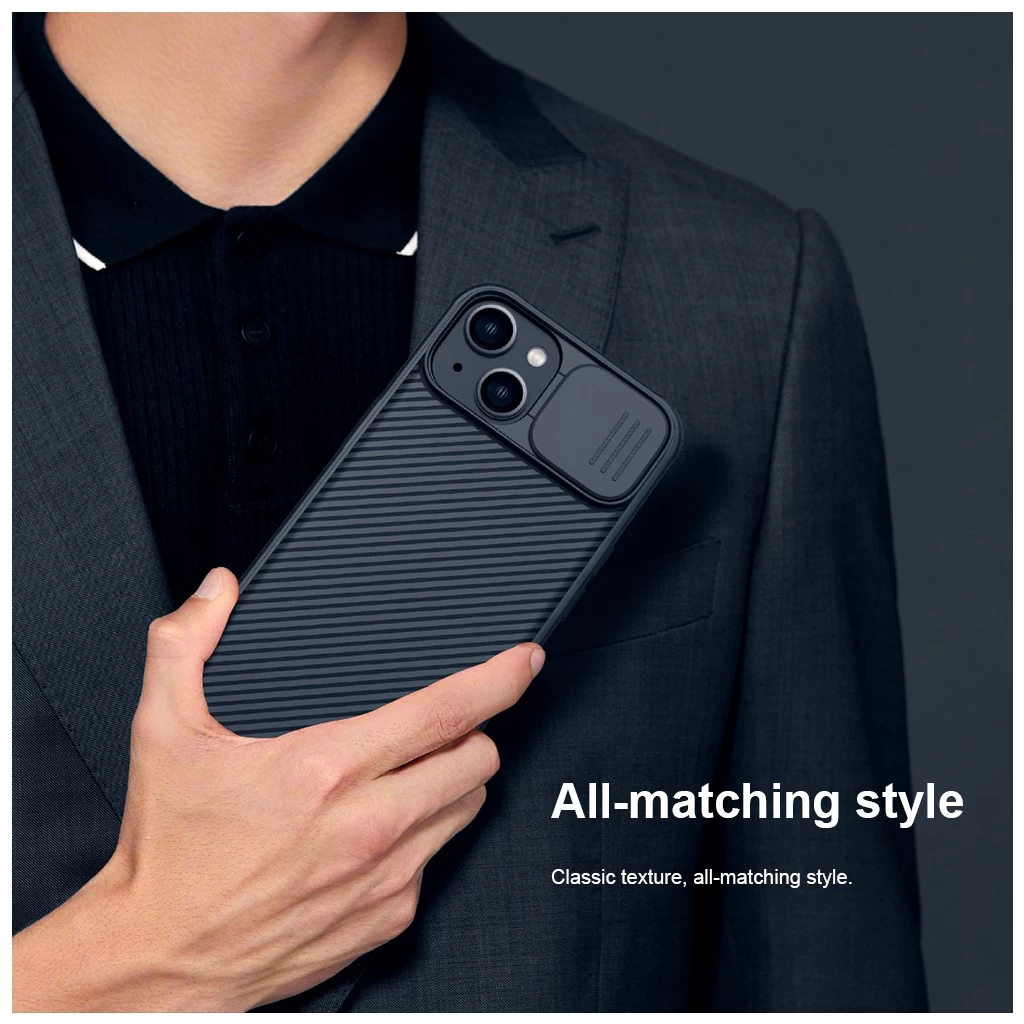 Nillkin CamShield PRO mágneses keménytok Apple iPhone 13/14 készülékhez fekete