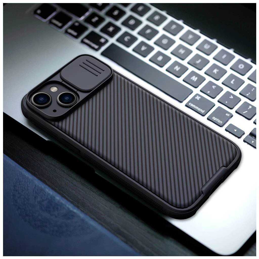 Nillkin CamShield PRO mágneses keménytok Apple iPhone 13/14 készülékhez fekete