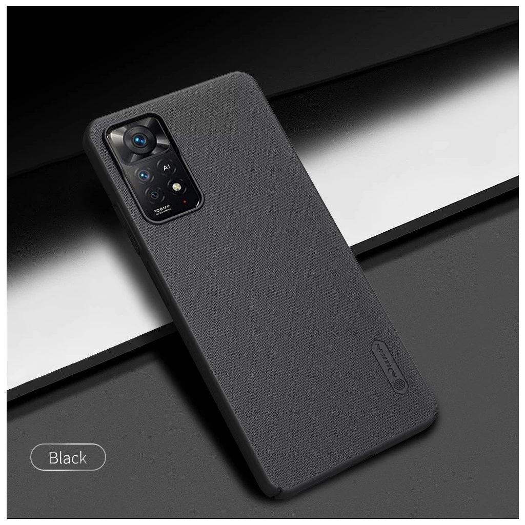 Nillkin Super Frosted hátaltok Xiaomi Redmi Note 11 Pro/11 Pro 5G készülékhez fekete