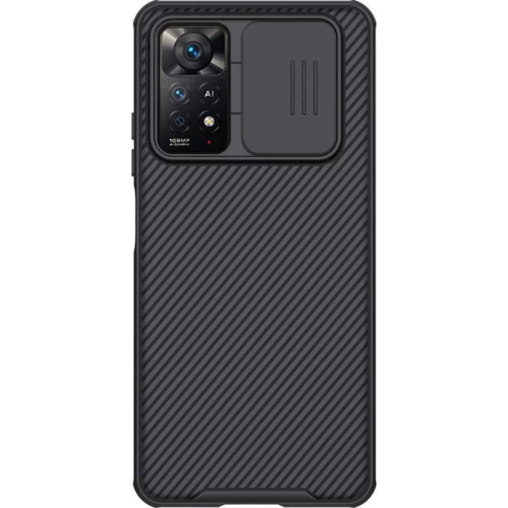 Nillkin CamShield PRO kemény tok Xiaomi Redmi Note 11 Pro/11 Pro 5G készülékhez fekete