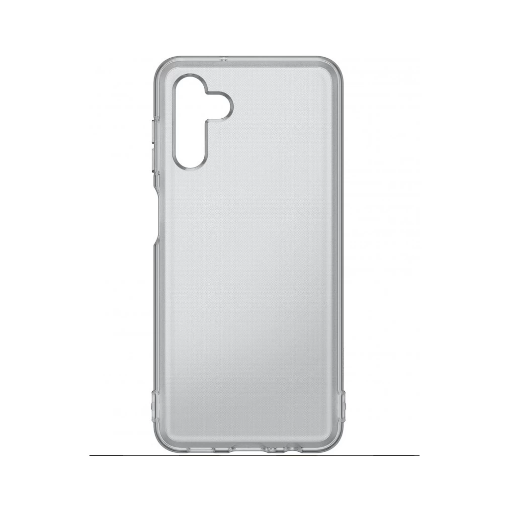 EF-QA047TBE Samsung Soft Clear tok for Galaxy A04s készülékhez fekete