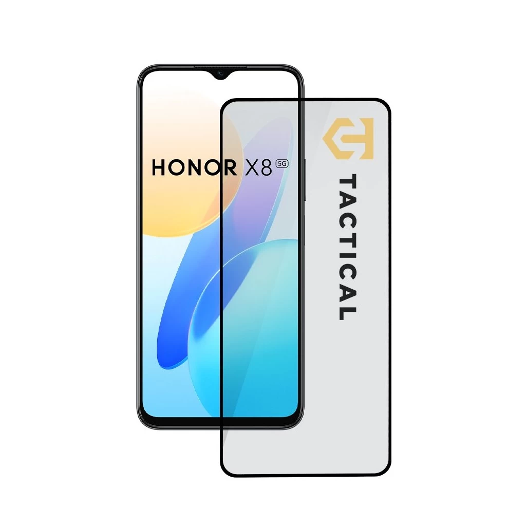 Tactical Glass Shield 5D Honor X8 5G/X6 4G/70 Lite készülékhez fekete