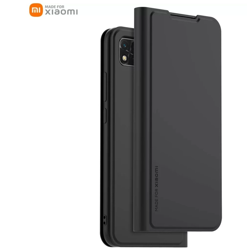 Made for Xiaomi Book Case Xiaomi Redmi 9C/9C NFC/10A készülékhez fekete