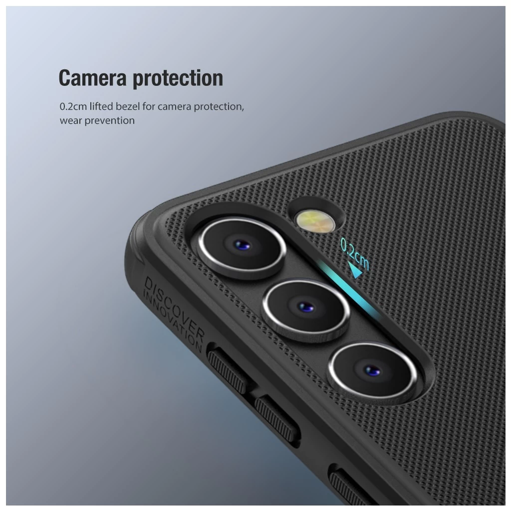 Nillkin Super Frosted PRO háttok Samsung Galaxy S23 készülékhez fekete