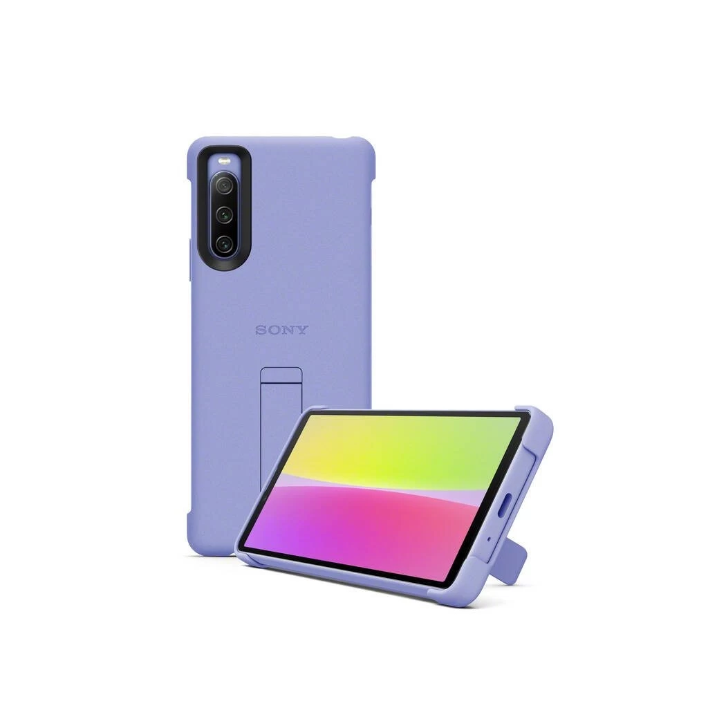 Sony állványos tok Xperia 10 IV készülékhez lila