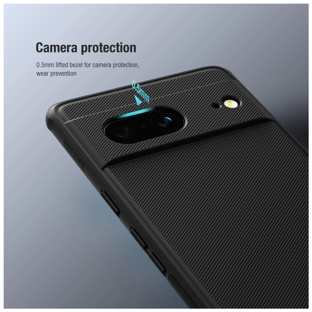 Nillkin Super Frosted PRO hát tok for Google Pixel 7 készülékhez fekete