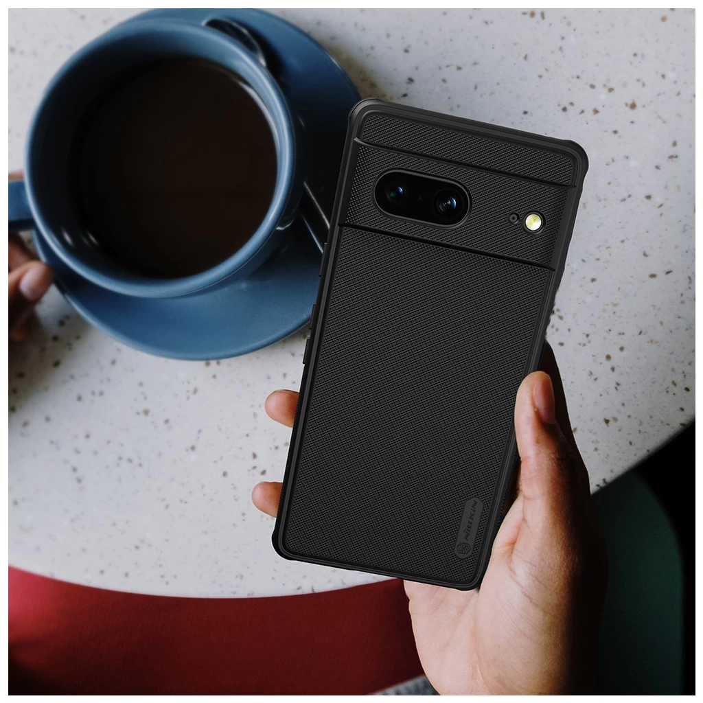 Nillkin Super Frosted PRO hát tok for Google Pixel 7 készülékhez fekete