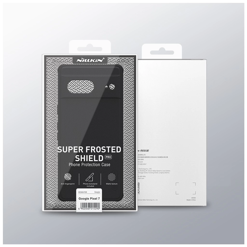 Nillkin Super Frosted PRO hát tok for Google Pixel 7 készülékhez fekete