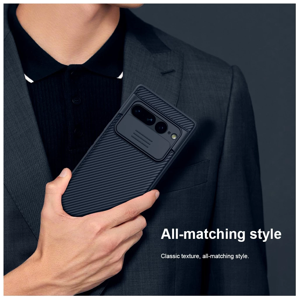 Nillkin CamShield PRO kemény tok Google Pixel 7 Pro készülékhez fekete