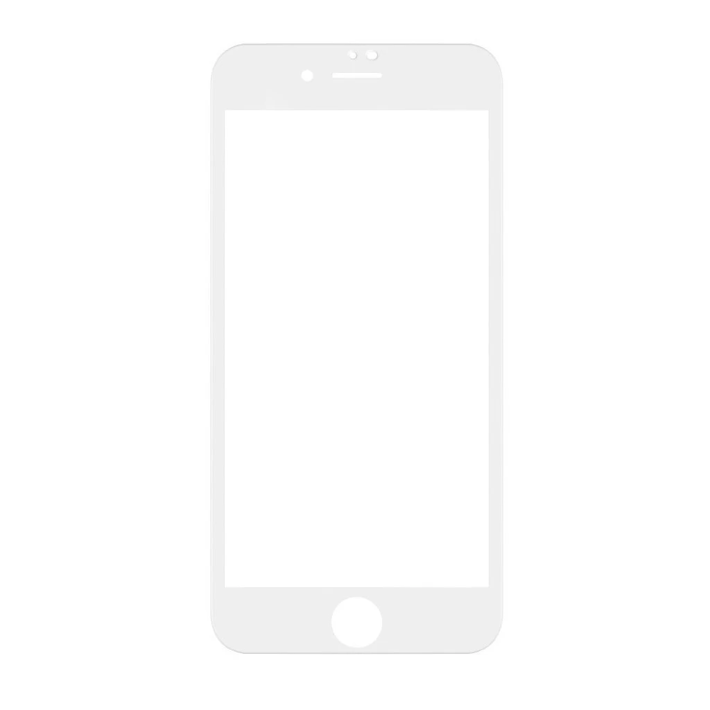 Védőüveg Apple iPhone 7/8/SE2020/SE2022 készülékhez fehér – csomagolás nélküli gyári