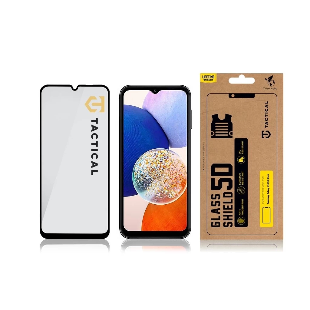 Tactical Glass Shield 5D Samsung Galaxy A14 4G/5G készülékhez fekete