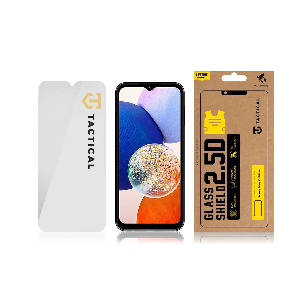 Tactical Glass Shield 2.5D Samsung Galaxy A14 4G/5G készülékhez átlátszó