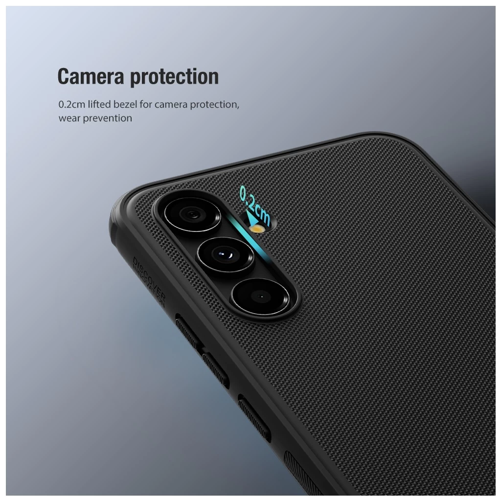 Nillkin Super Frosted PRO hátsó tok Samsung Galaxy A54 5G készülékhez fekete