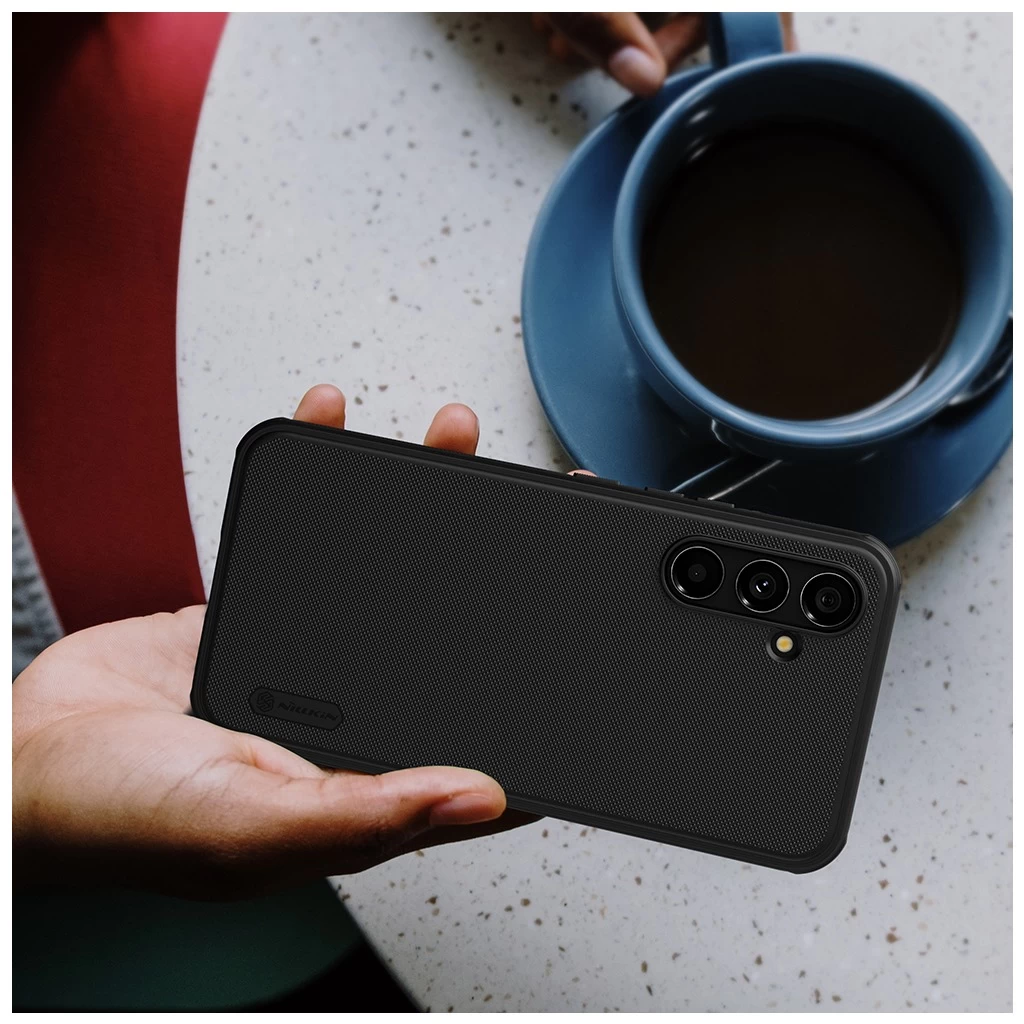 Nillkin Super Frosted PRO hátsó tok Samsung Galaxy A54 5G készülékhez fekete