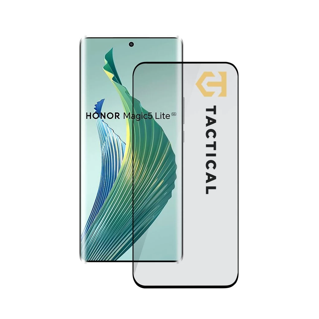 Tactical Glass Shield 5D for Honor Magic5 Pro 5G készülékhez fekete