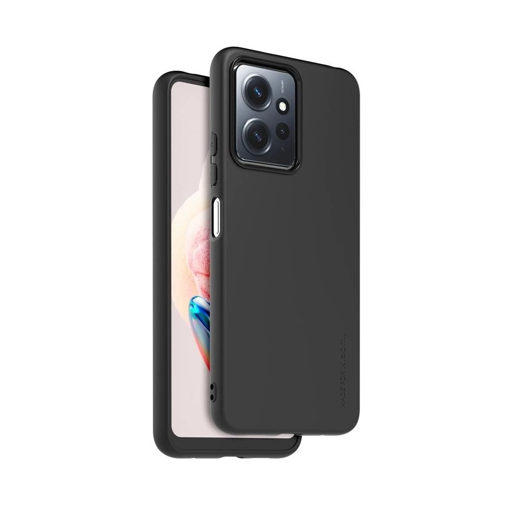 Xiaomi számára készült TPU tok Xiaomi Redmi Note 12 4G készülékhez fekete