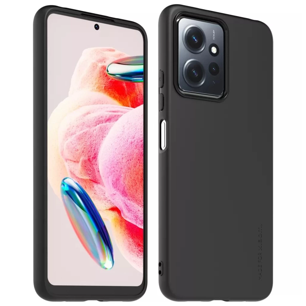Xiaomi számára készült TPU tok Xiaomi Redmi Note 12 4G készülékhez fekete