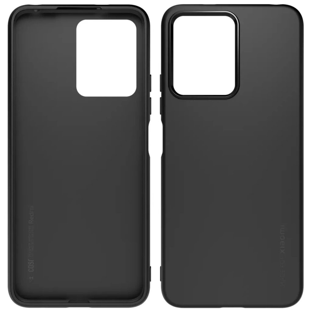 Xiaomi számára készült TPU tok Xiaomi Redmi Note 12 4G készülékhez fekete