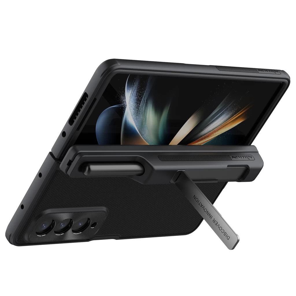 Nillkin Super Frosted FOLD Slot+Stand háttótok Samsung Galaxy Z Fold 4 készülékhez fekete