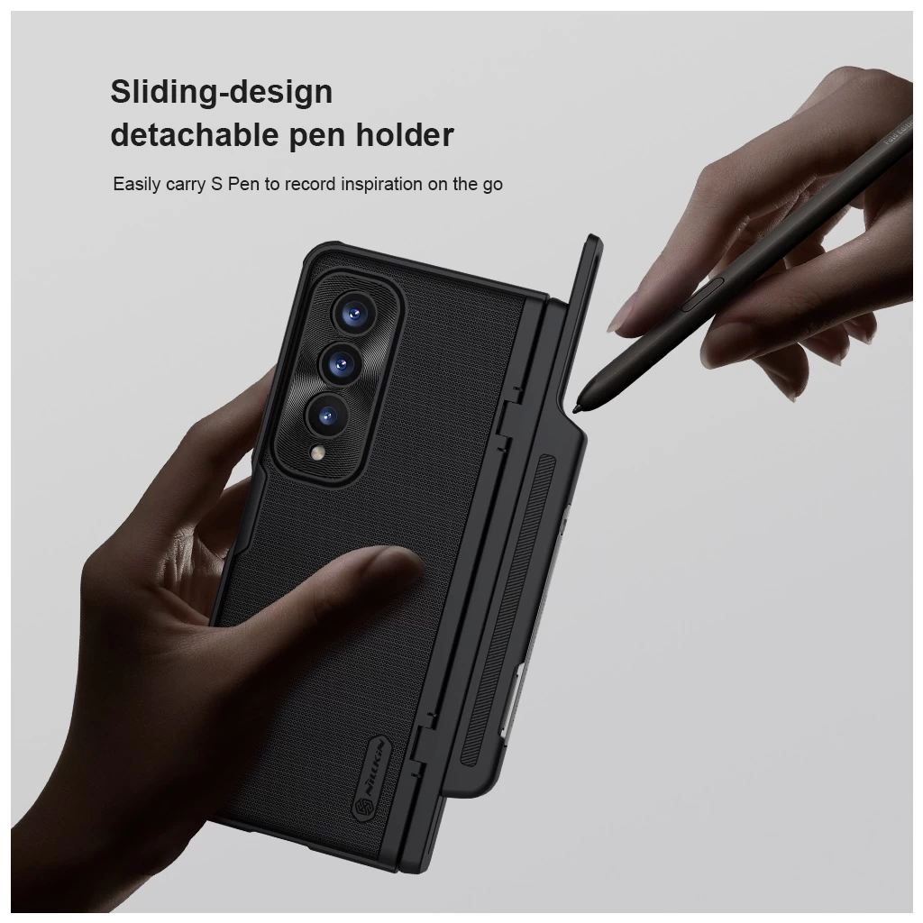 Nillkin Super Frosted FOLD Slot+Stand háttótok Samsung Galaxy Z Fold 4 készülékhez fekete