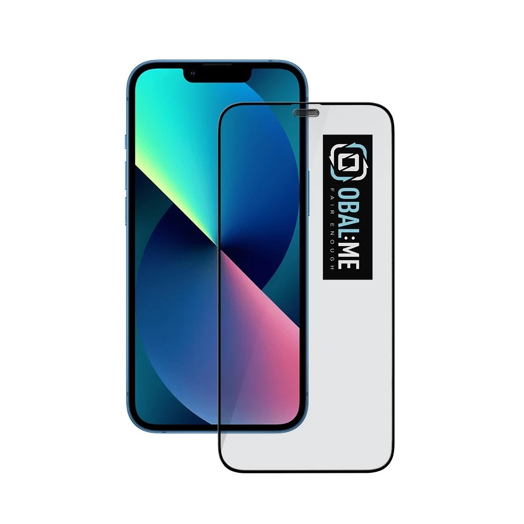 OBAL:ME 5D üveg kijelzővédő Apple iPhone 12 mini készülékhez fekete