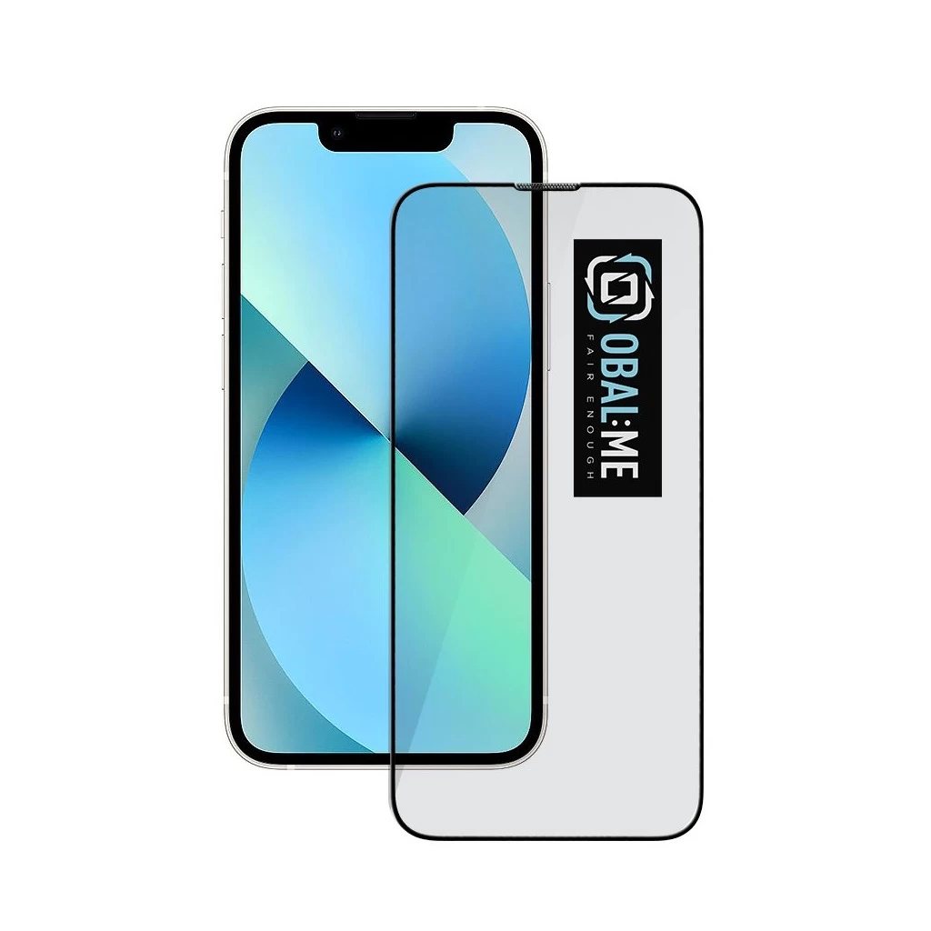 OBAL:ME 5D üveg kijelzővédő Apple iPhone 13 mini készülékhez fekete