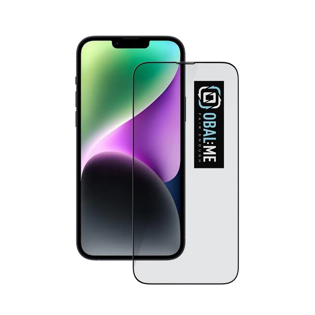 OBAL:ME 5D üveg kijelzővédő Apple iPhone 13 Pro Max/14 Plus készülékhez fekete