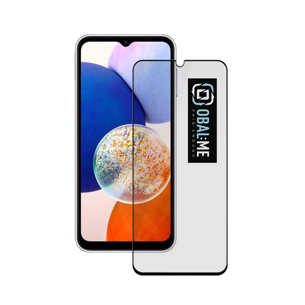 OBAL:ME 5D üveg kijelzővédő Samsung Galaxy A14 4G/5G készülékhez fekete