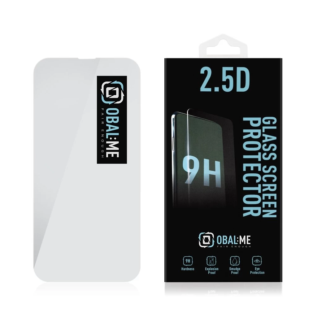 OBAL:ME 2.5D üveg kijelzővédő Apple iPhone 13 Pro Max/14 Plus készülékhez átlátszó