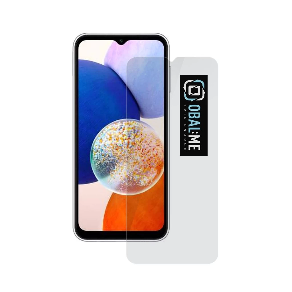 OBAL:ME 2.5D üveg kijelzővédő Samsung Galaxy A14 4G/5G készülékhez átlátszó