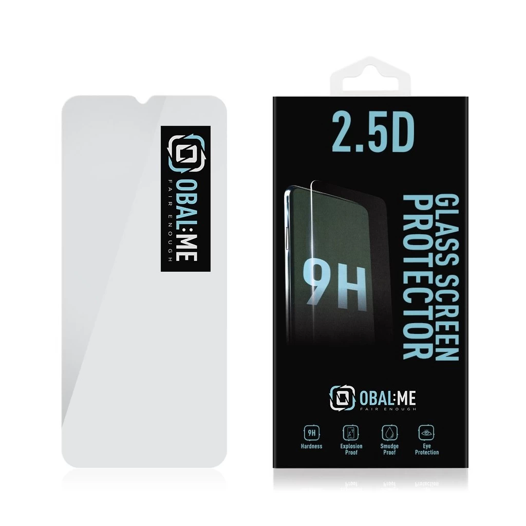 OBAL:ME 2.5D üveg kijelzővédő Samsung Galaxy A14 4G/5G készülékhez átlátszó