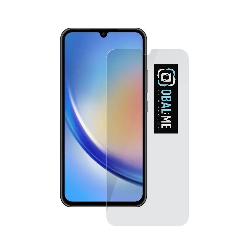 OBAL:ME 2.5D üveg kijelzővédő Samsung Galaxy A34 5G készülékhez átlátszó