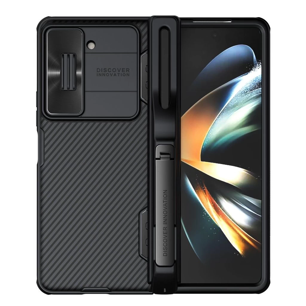 Nillkin CamShield FOLD Slot+Stand kemény tok Samsung Galaxy Z Fold 5 készülékhez fekete
