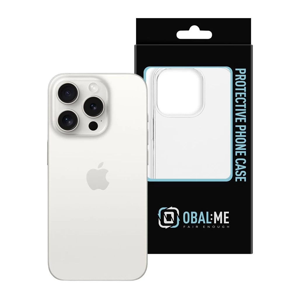 OBAL:ME TPU tok Apple iPhone 15 Pro készülékhez átlátszó