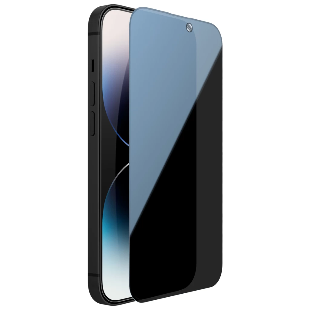Nillkin edzett üveg kijelzővédő 0.33mm Guardian 2.5D Apple iPhone 14 Pro készülékhez fekete