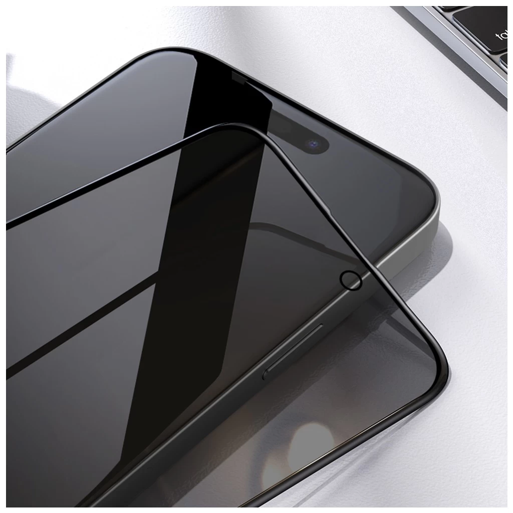 Nillkin edzett üveg kijelzővédő 0.33mm Guardian 2.5D for Apple iPhone 15 készülékhez fekete