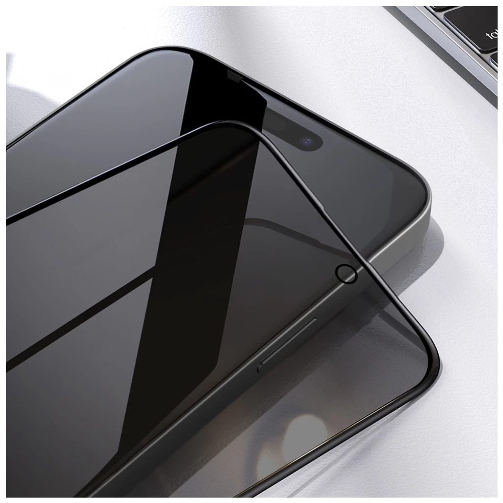 Nillkin edzett üveg kijelzővédő 0.33mm Guardian 2.5D Apple iPhone 15 Pro készülékhez fekete