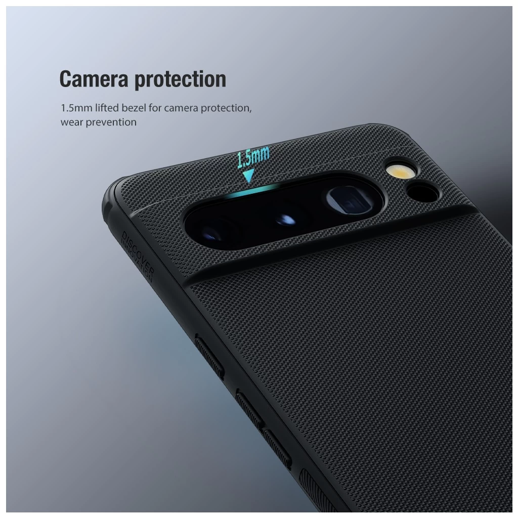Nillkin Super Frosted PRO hátlaptok Google Pixel 8 Pro készülékhez fekete