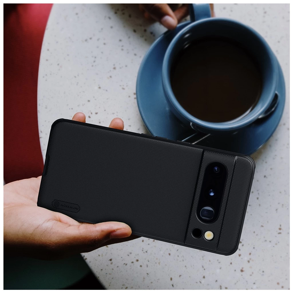 Nillkin Super Frosted PRO hátlaptok Google Pixel 8 Pro készülékhez fekete