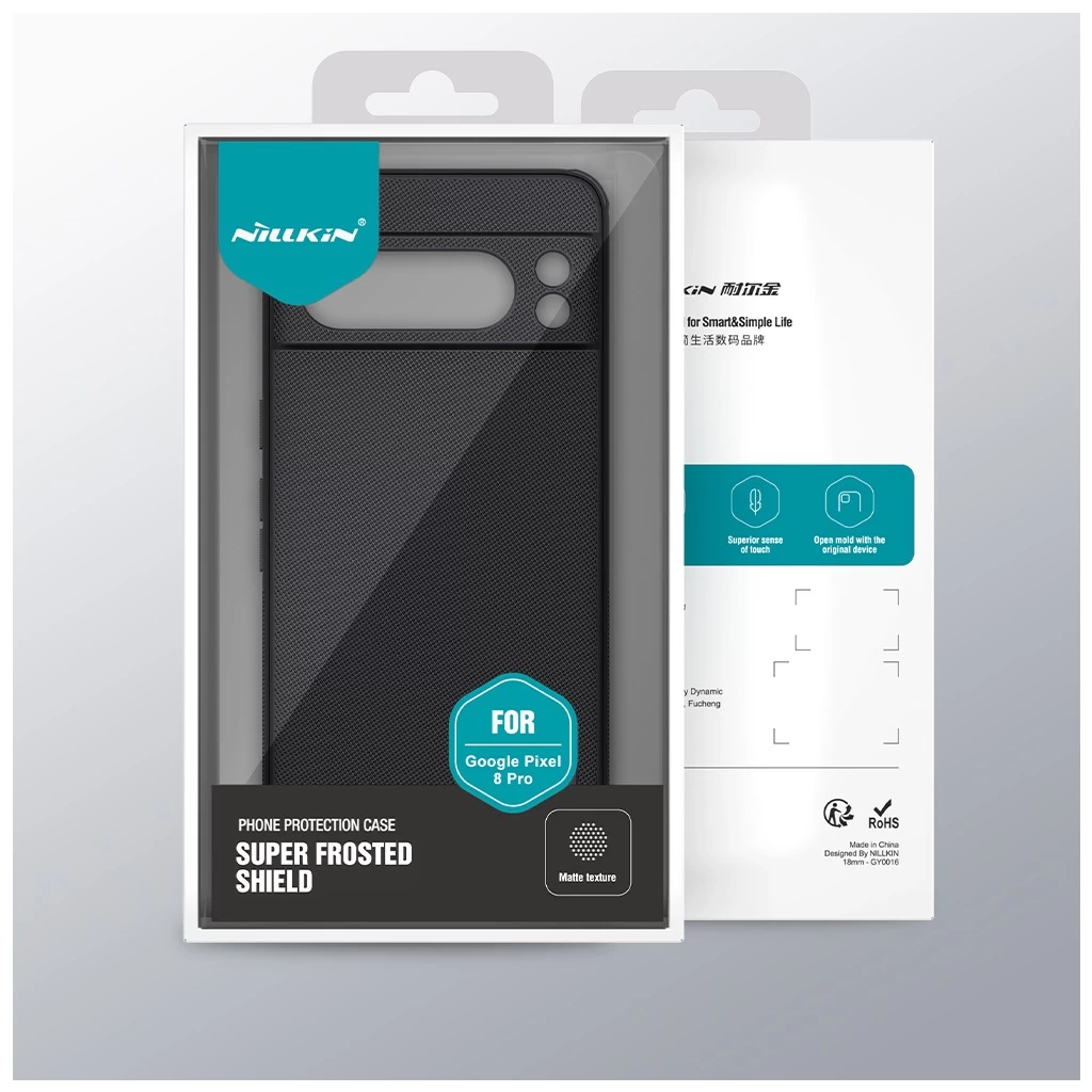 Nillkin Super Frosted PRO hátlaptok Google Pixel 8 Pro készülékhez fekete