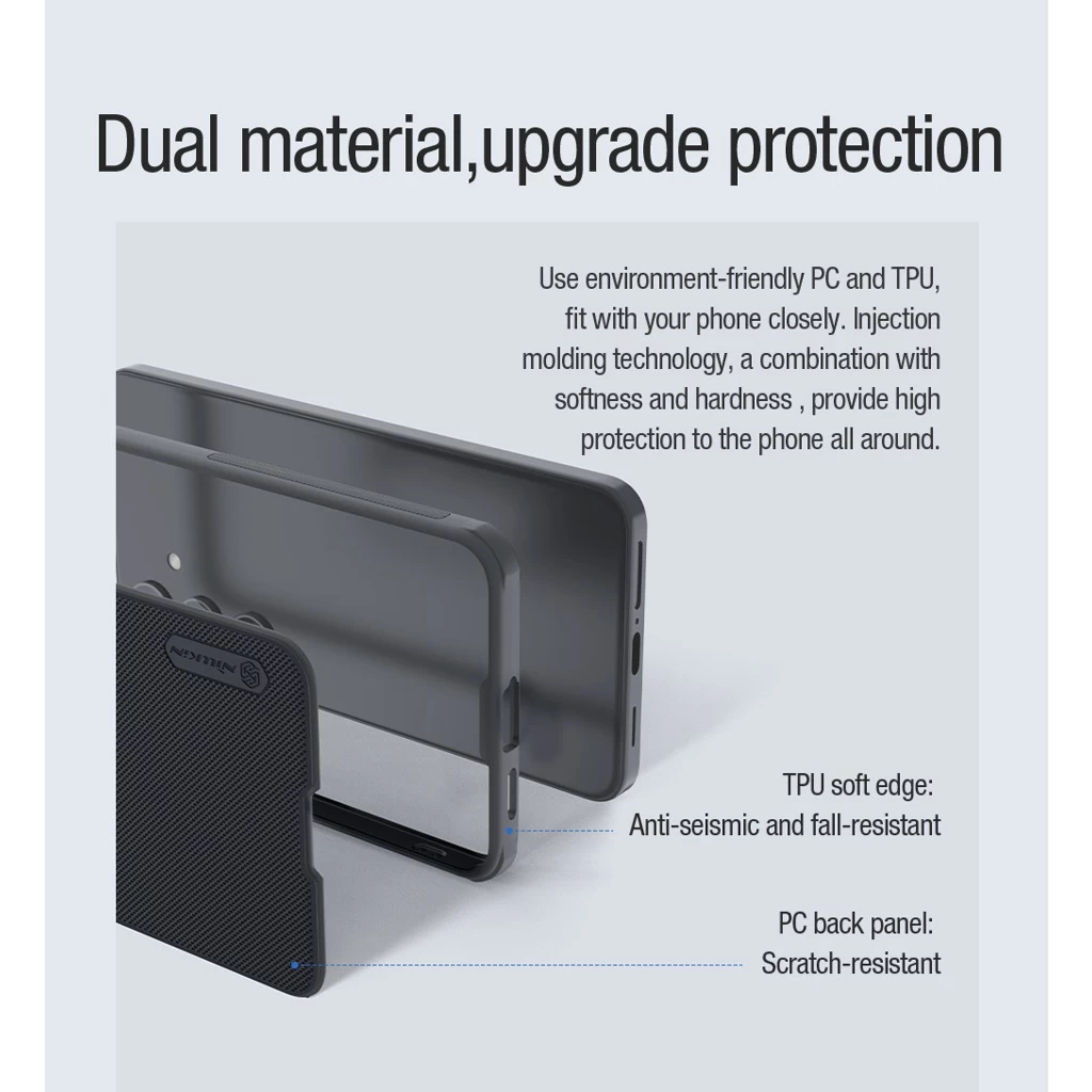 Nillkin Super Frosted PRO mágneses hát tok Samsung Galaxy S24 készülékhez fekete