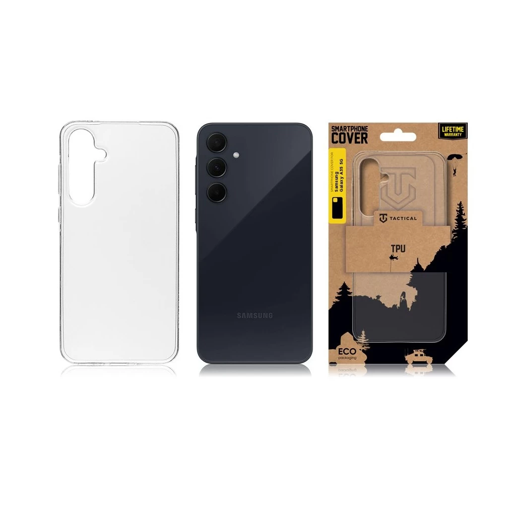 Tactical TPU tok Samsung Galaxy A35 5G készülékhez átlátszó