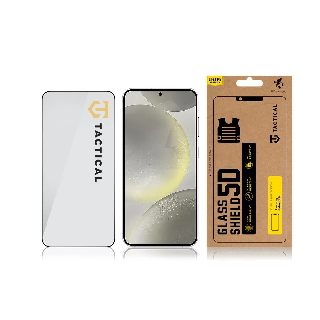 Tactical Glass Shield 5D Samsung Galaxy S24/S25 készülékhez fekete